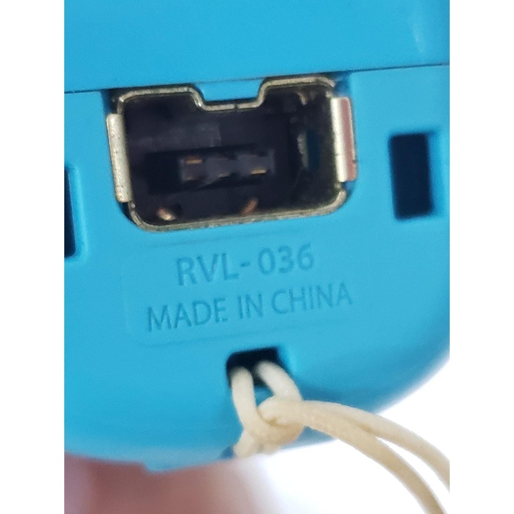 OEM Nintendo Wii Remote With Motion Plus Inside RVL-036 Blue - Works - Picture 5 of 5